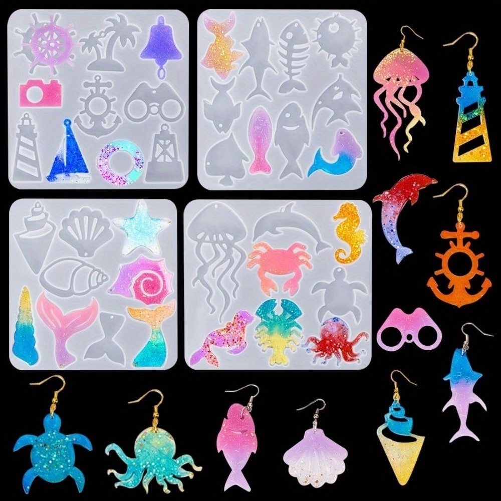 Aquarium Fish Marine - Das Set aus Ohrring- und Anhängerformen