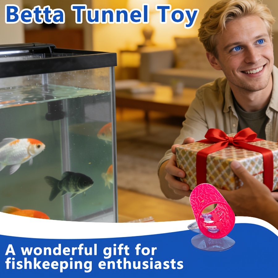 Aquarium Fish Beautiful - Betta-Fisch Verstecktunnel 1 Stück Plastik Aquarium