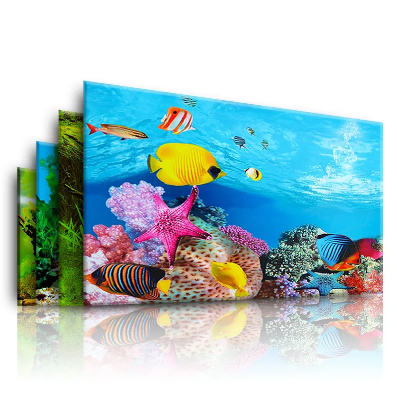Aquarium Fish Cichlid - Hintergrund für Aquarium 3D Aufkleber Poster