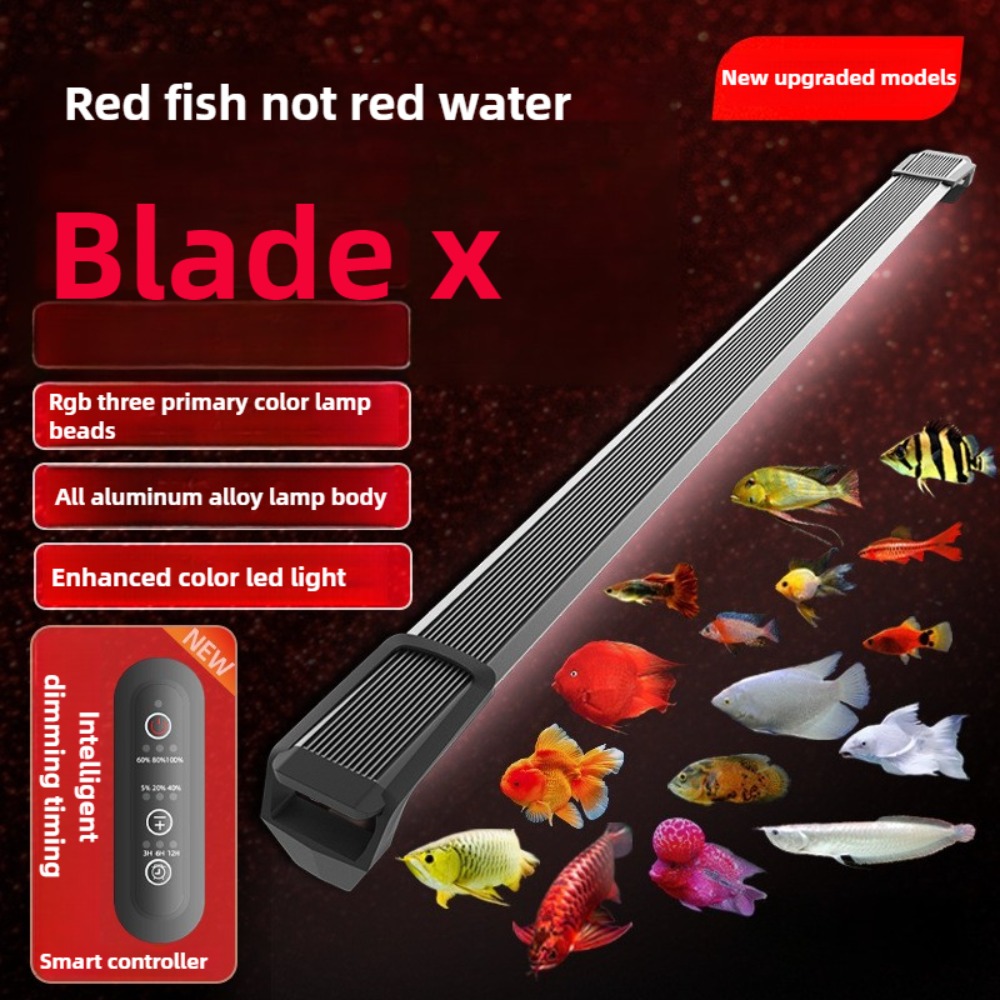 Aquarium Fish Parrot - Aquarium LED-Beleuchtung, Dimmbare Fischbecken-Beleuchtung, Arowana-Bräunungslicht mit
