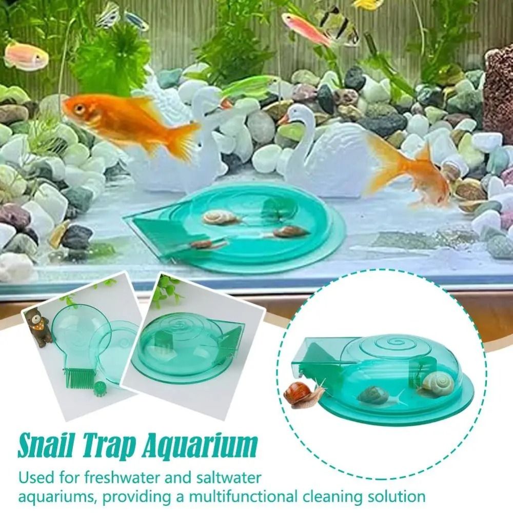Aquarium Fish Eggs - Süßwasser- und Salzwasser-Aquariumschneckenfalle Effektiver Mehrzweck-Schneckenfänger Langlebiger
