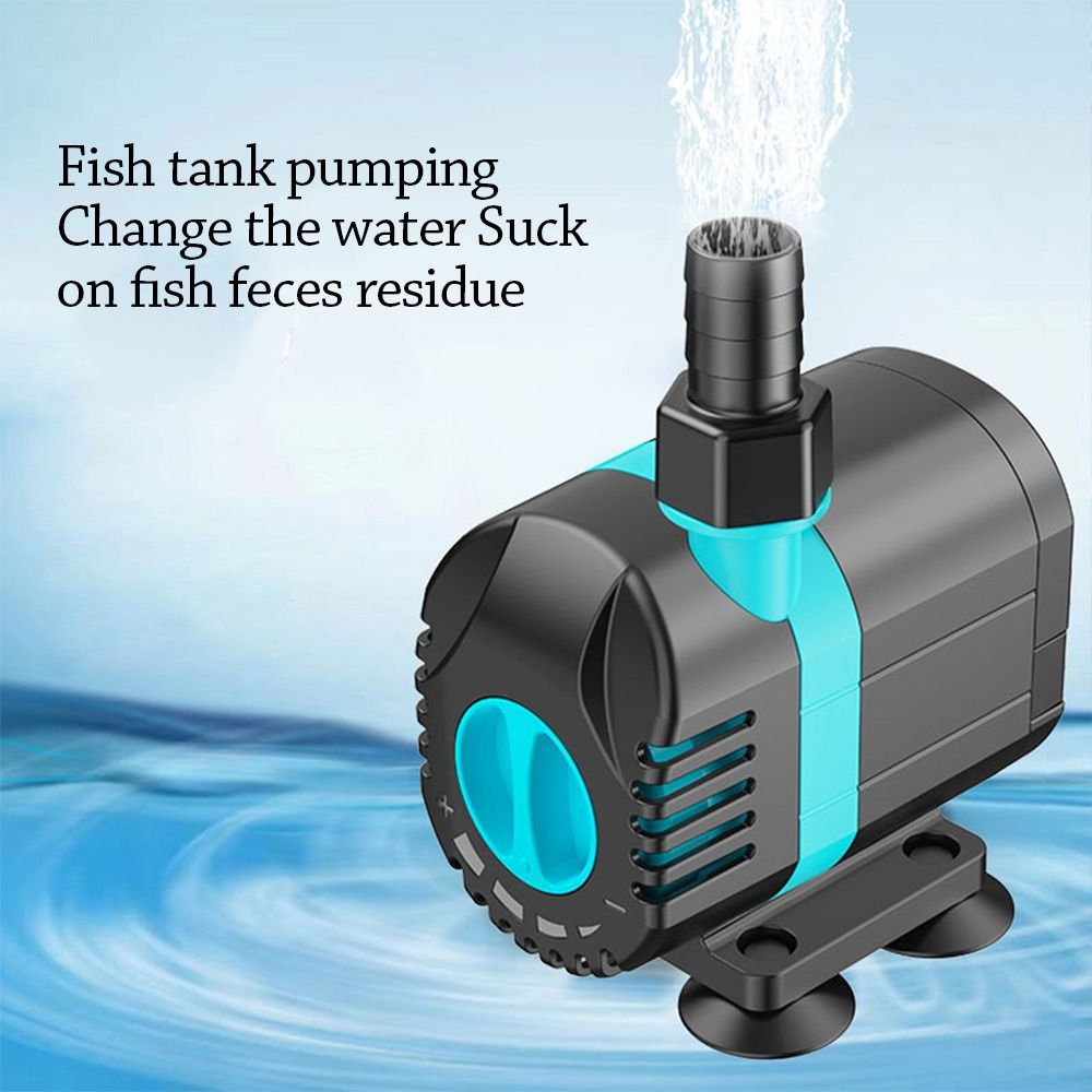 Aquarium Fish Rate - 8/15/32W Aquarium-Wasserpumpe mit Einstellbarer Durchflussrate, Geräuscharme