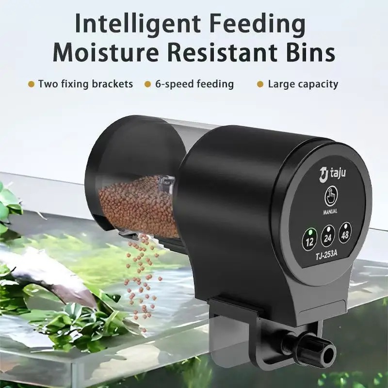 Aquarium Fish Price - Aquarium-Feeder, intelligenter zeitgesteuerter Feeder, dekoratives Fischschildkrötenfutter,