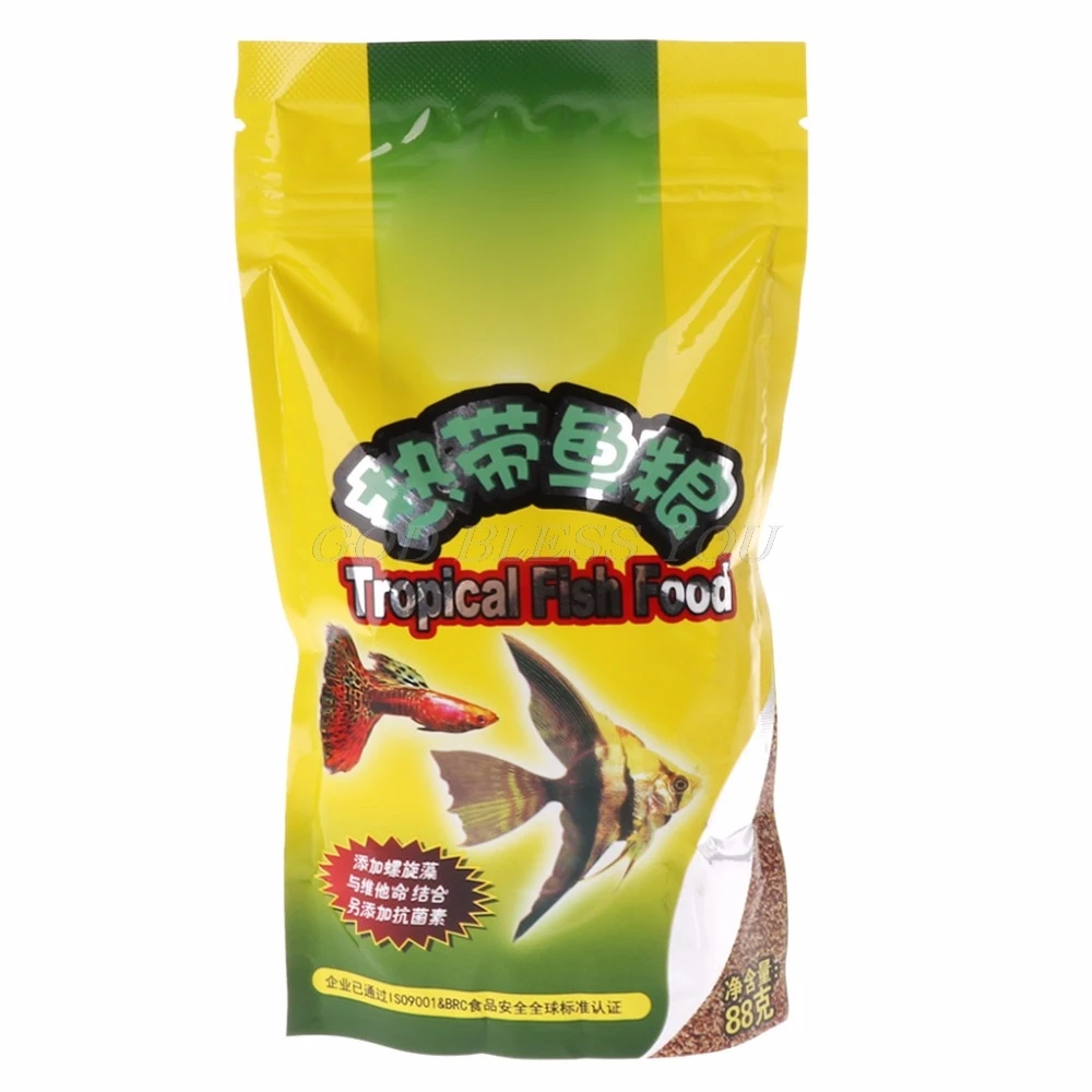 Aquarium Fish Price - Aquarium-Tank, tropisches Fischfutter, kleines Fischfutterkorn, 88