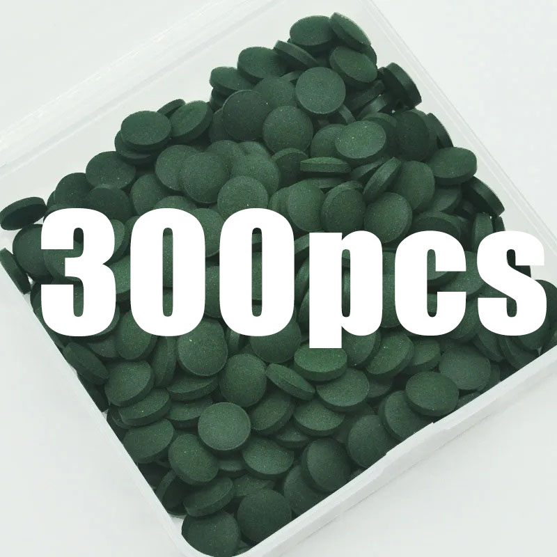 Aquarium Fish Price - 50–300 Stück hochreine Spirulina-Tabletten, Spirale, Algen,