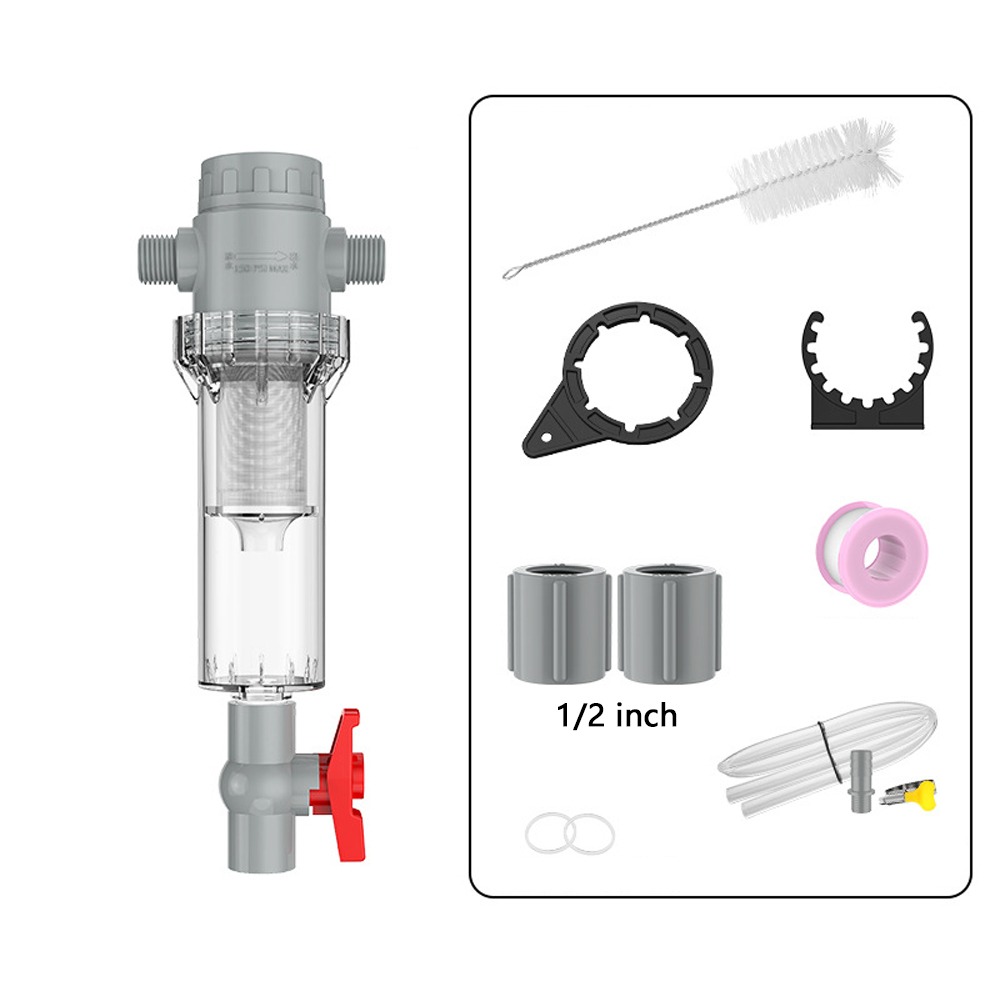 Aquarium Fish Rate - 1/2 Zoll Gewinde Aquarium-Fäkalienabscheider Präzisionsfiltration Effiziente