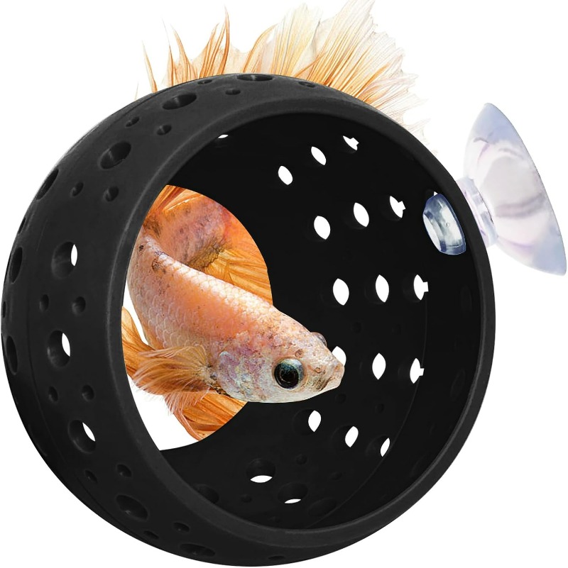 Aquarium Fish Games - Betta Glühbirnen-Verstecktunnel Aquarium Fischversteck mit Saugnapf