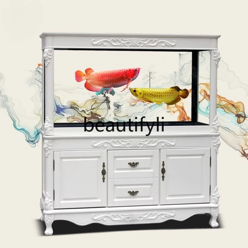 Xchange Aquarium Fish - X Massivholz-Aquarium, Eingang, Wohnzimmer, ökologischer Bodenfilter,