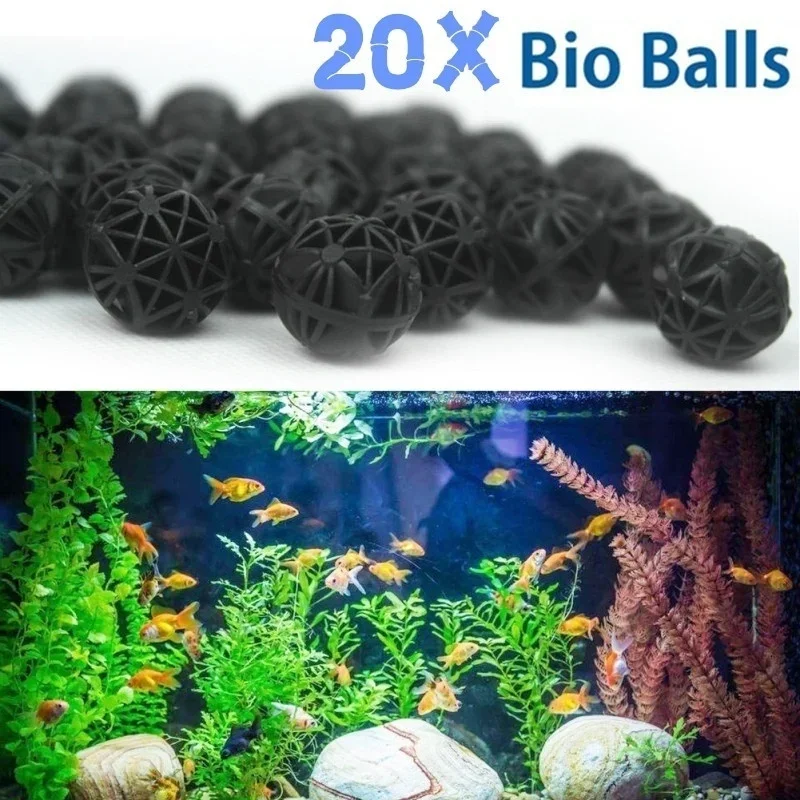 Aquarium Fish Marine - 20Pcs 16mm Aquarium Filter Bio Bälle