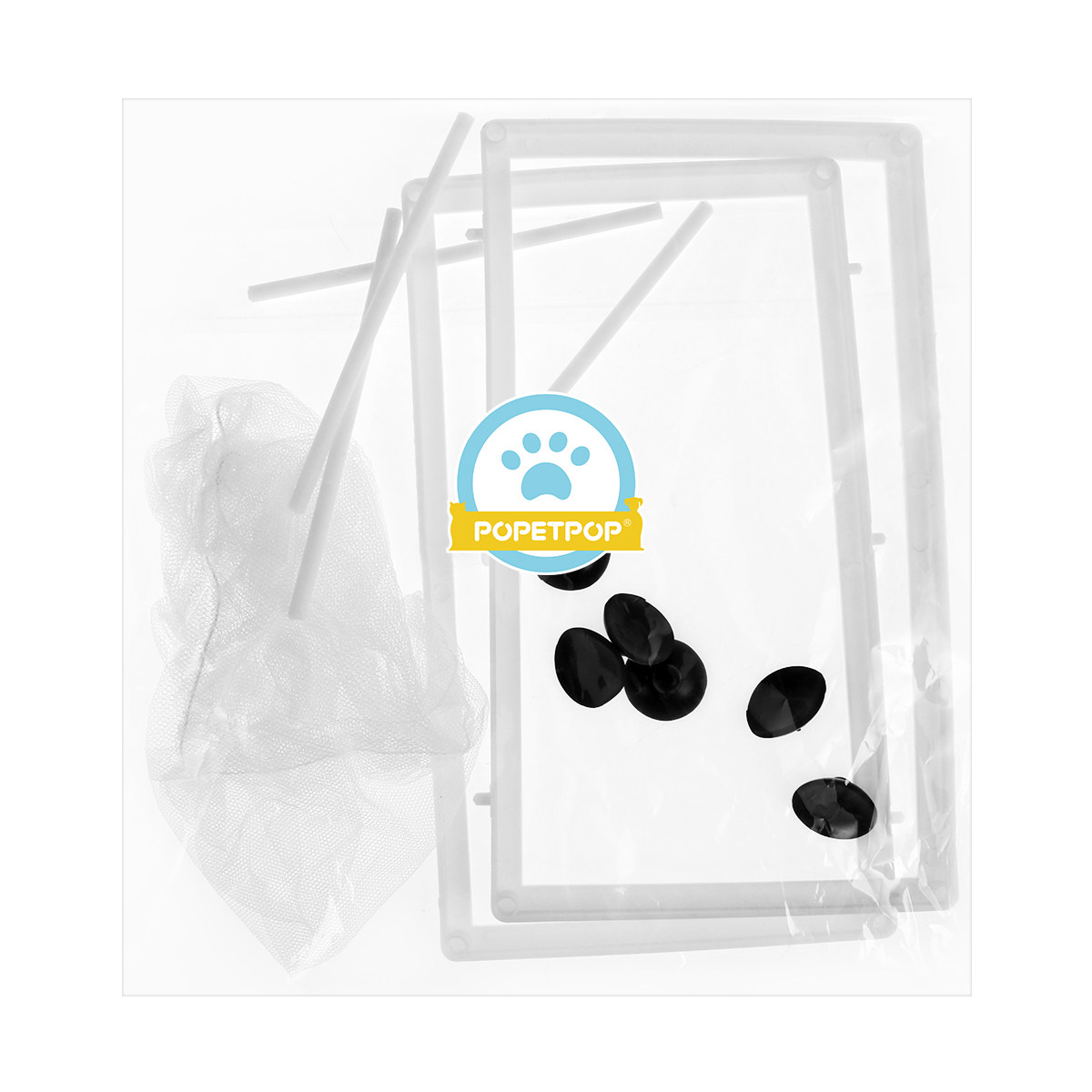 Aquarium Fish Net Big Size - Großes Fischnetz aus Polyester mit Rahmen,