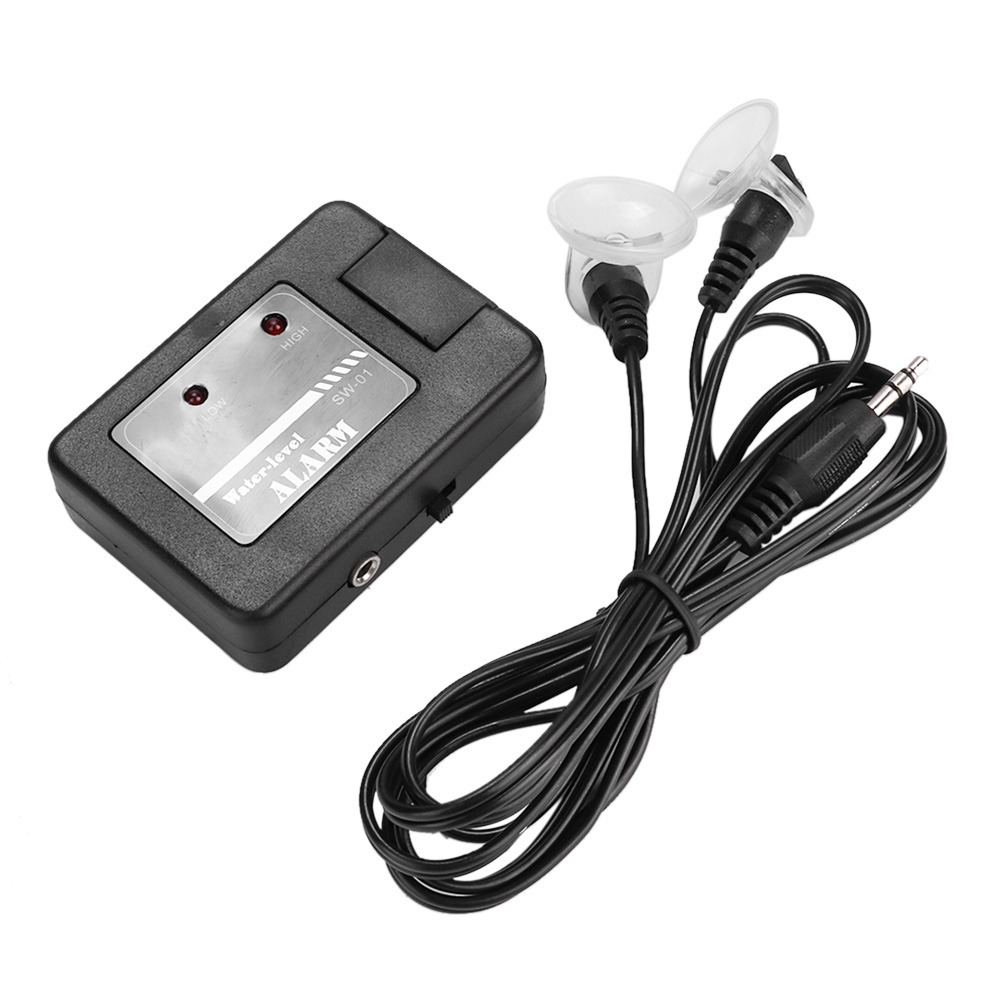 Aquarium Fish Delivery - Aquarium-Fischbecken-Wasserstandsalarm mit Ton- und Lichtsignal -