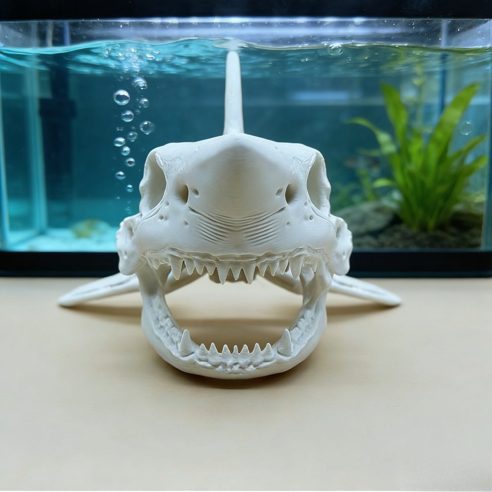 3D-gedruckter Haifischschädel- – Aquarium Fish Games Bewertung und Preis