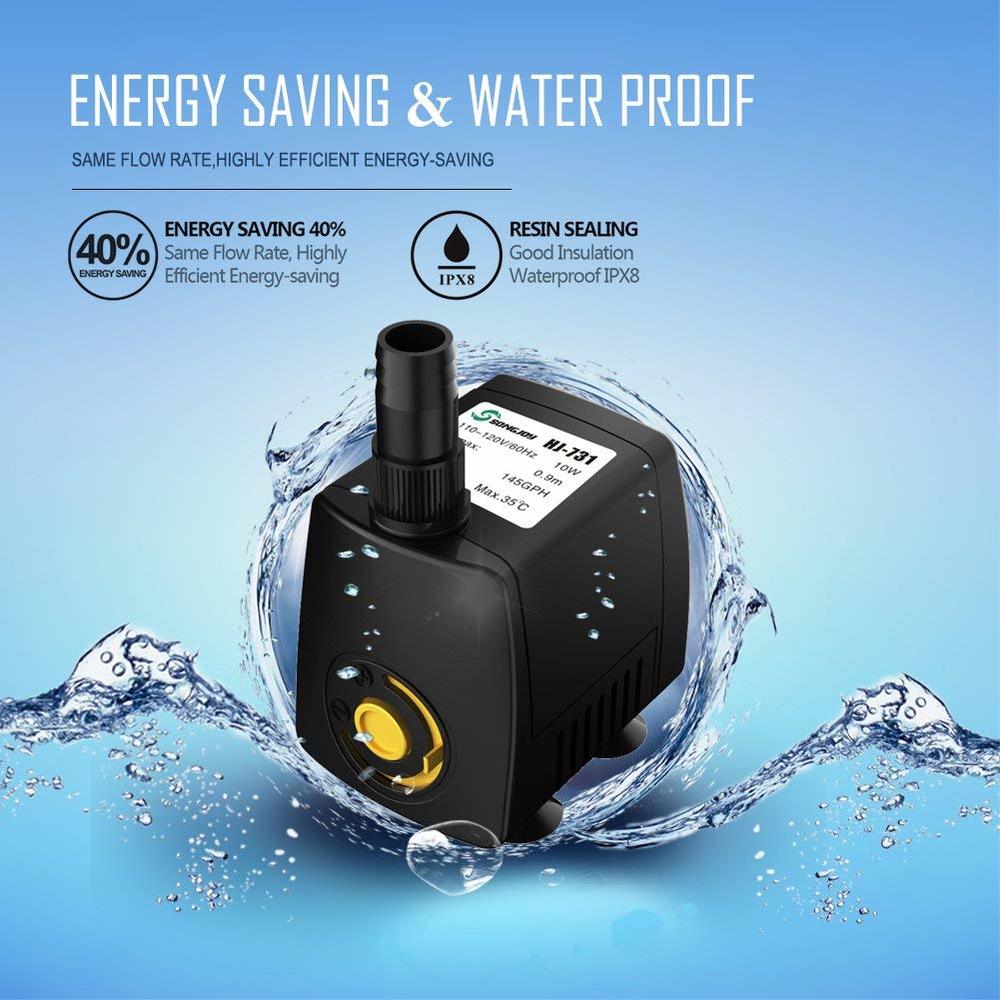 220V 300-800L/h Tauch Wasserpu – Aquarium Fish Rate Bewertung und Preis