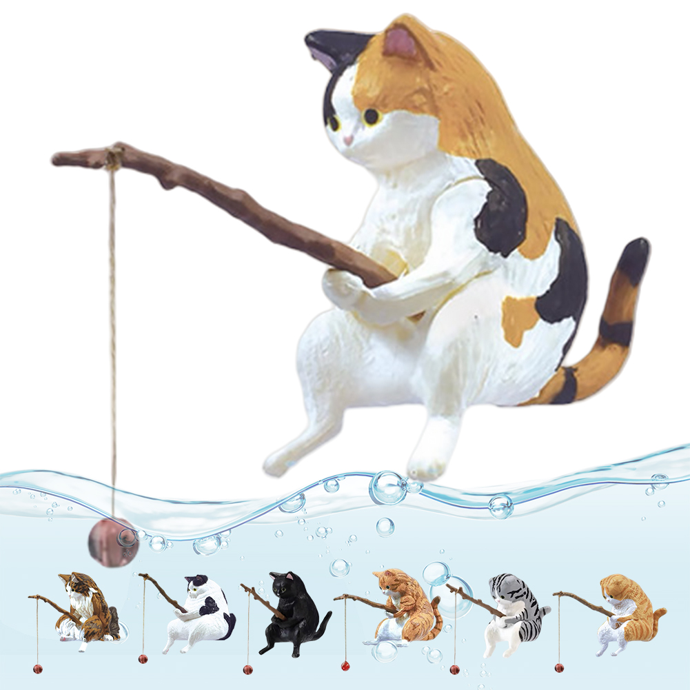 Nette Angeln Katze Figur Fisch – Aquarium Fish Cartoon Bewertung und Preis