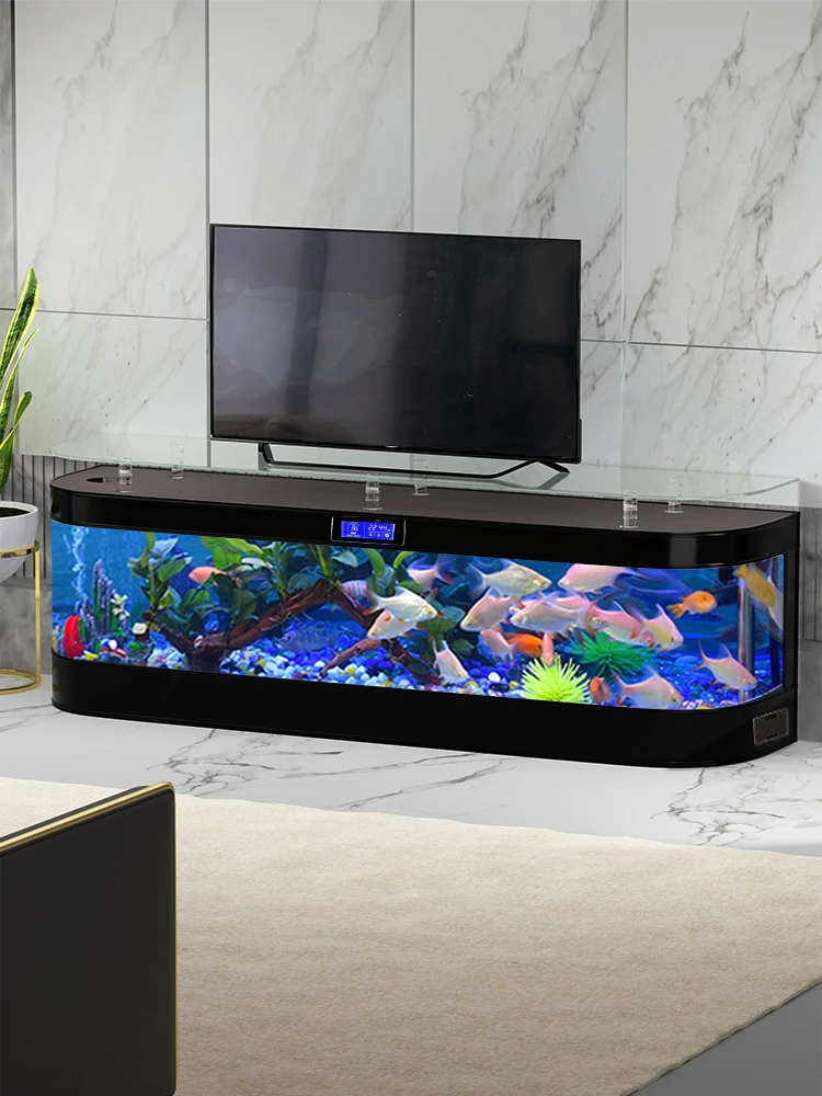 TV-Schrank mit Glas-Aquarium,  – Aquarium Fish Delivery Bewertung und Preis