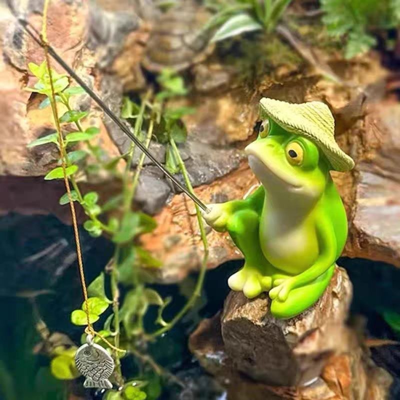 Kreative Cartoon-Froschfigur a – Aquarium Fish Cartoon Bewertung und Preis