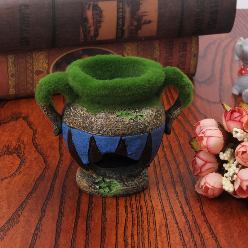 1 Stück Harzvase mit Moos, Aqu – Aquarium Fish Games Bewertung und Preis