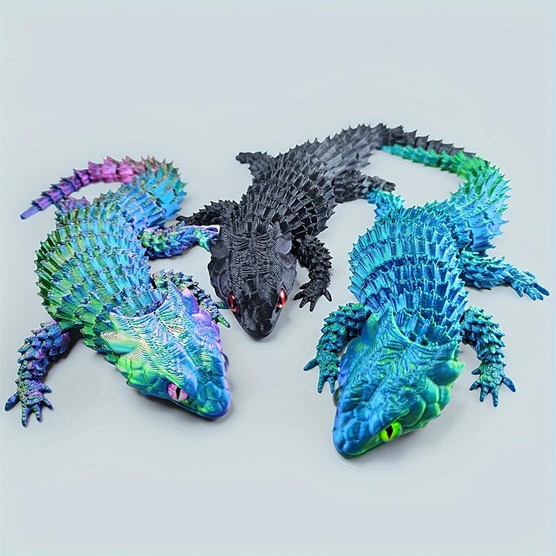 3D-gedruckte verbundene Eidech – Aquarium Fish Cartoon Bewertung und Preis