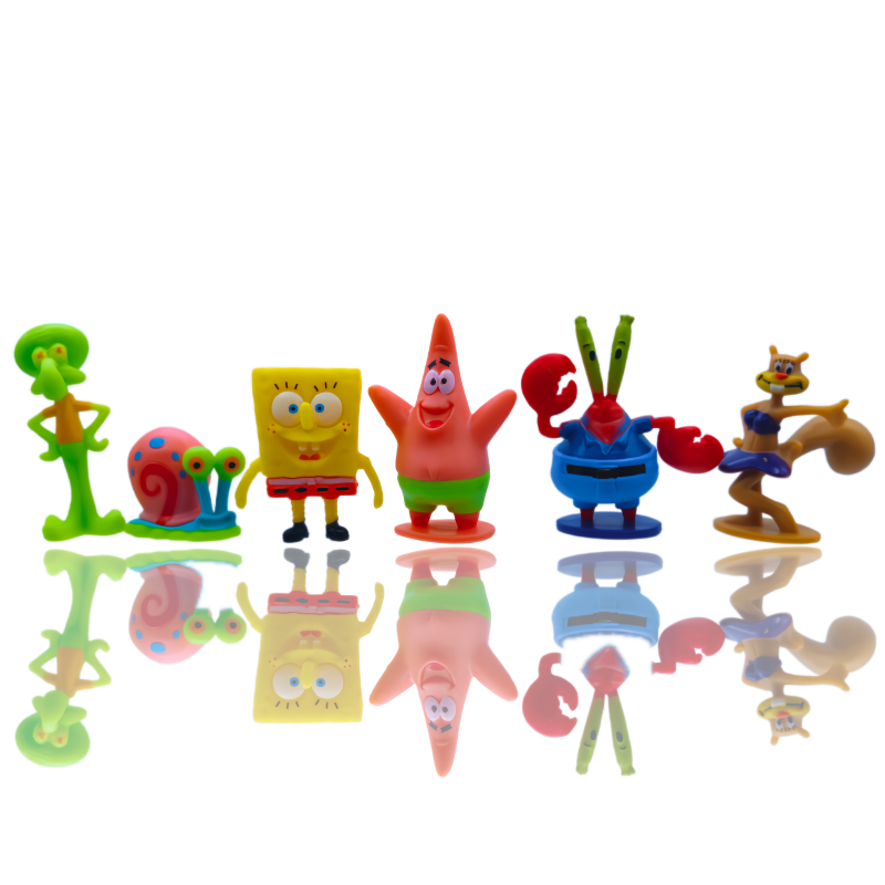 6 Stück SpongeBob Aquarium-Dek – Aquarium Fish Cartoon Bewertung und Preis