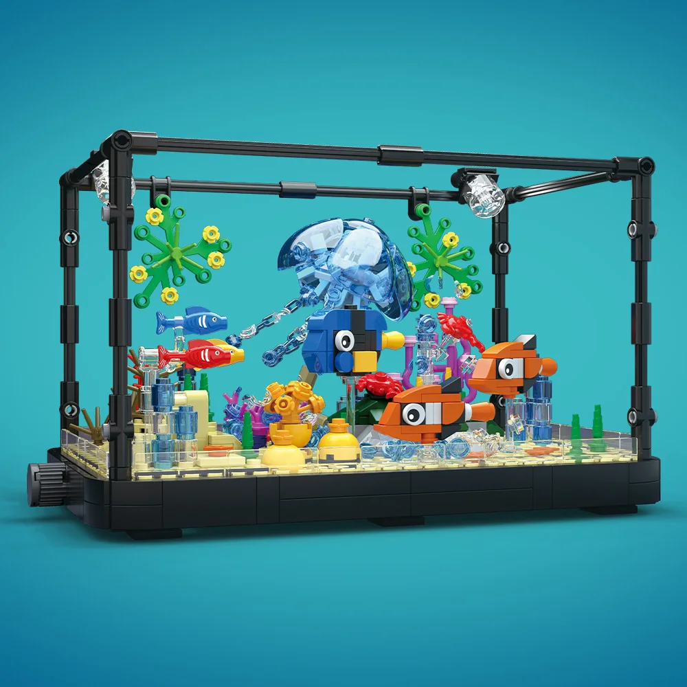 Aquarium-Baustein-Set mit Lich – Aquarium Fish Marine Bewertung und Preis