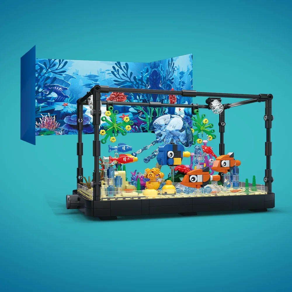 Aquarium-Baustein-Set mit Lich – Aquarium Fish Marine Bewertung und Preis
