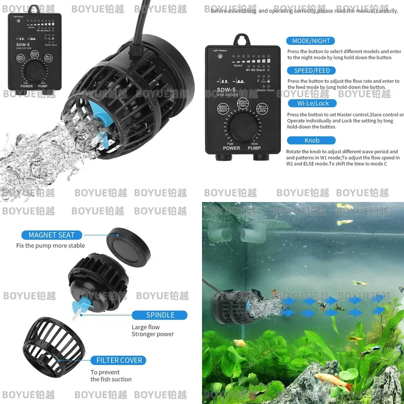 WLAN-Aquarium-Wellenerzeuger G – Powerhead Circulation Pump Bewertung und Preis