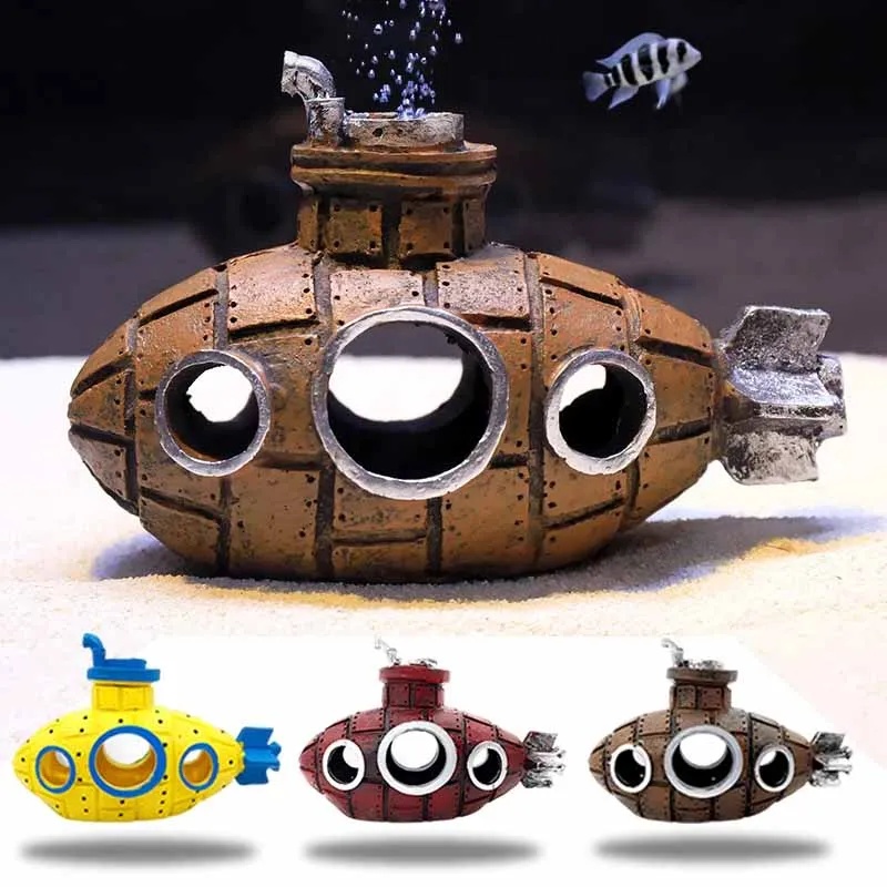 Harz-U-Boot-Ornamente für Aqua – Aquarium Fish Cichlid Bewertung und Preis