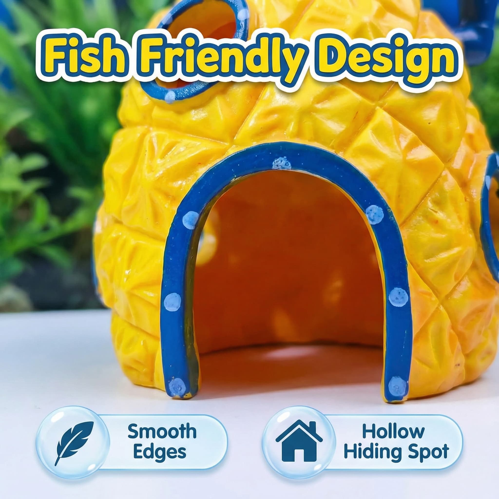 Ananas-Haus-Aquarium-Dekoratio – Aquarium Fish Games Bewertung und Preis