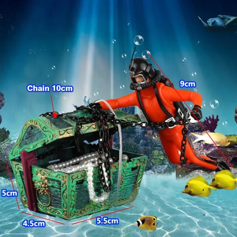 Harz Schatzjäger Taucher Aquar – Aquarium Fish Price Bewertung und Preis