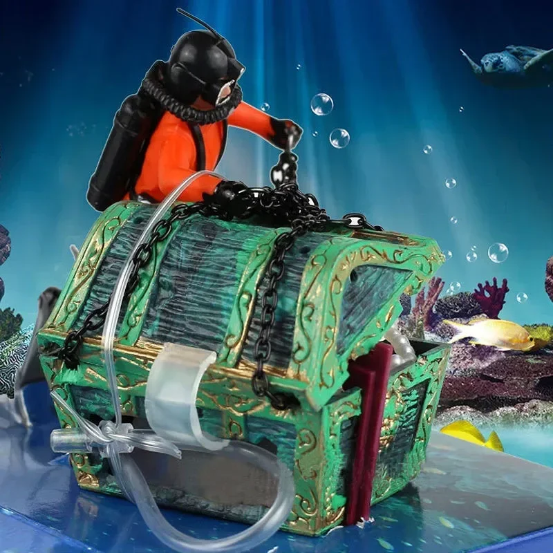 Harz Schatzjäger Taucher Aquar – Aquarium Fish Price Bewertung und Preis